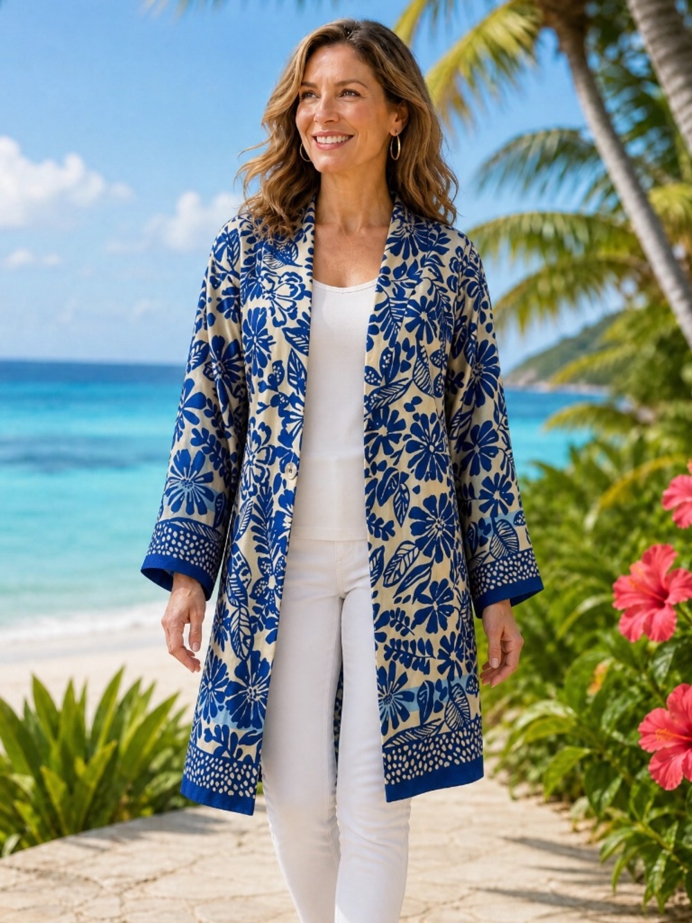 G by Giuliana Black Label Floral Jacket Topper | 1XP | NWOT
